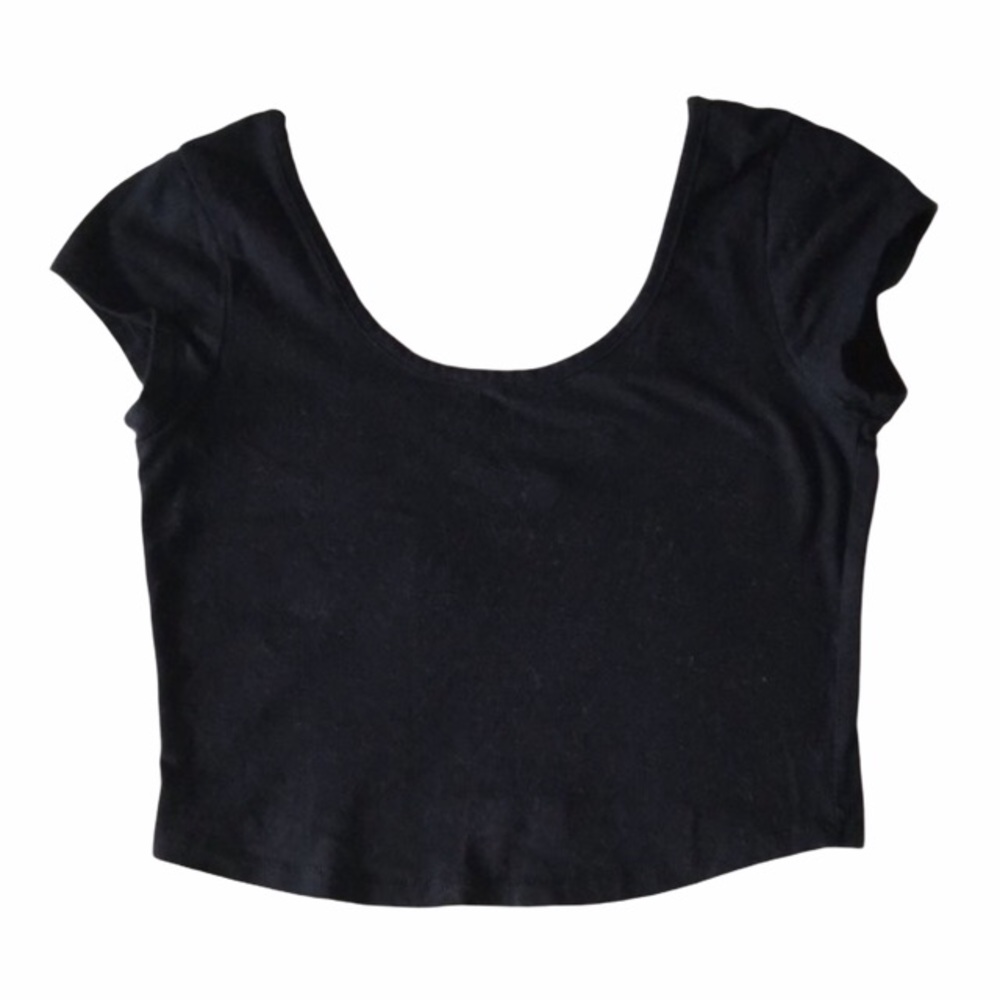 Black Crop Top